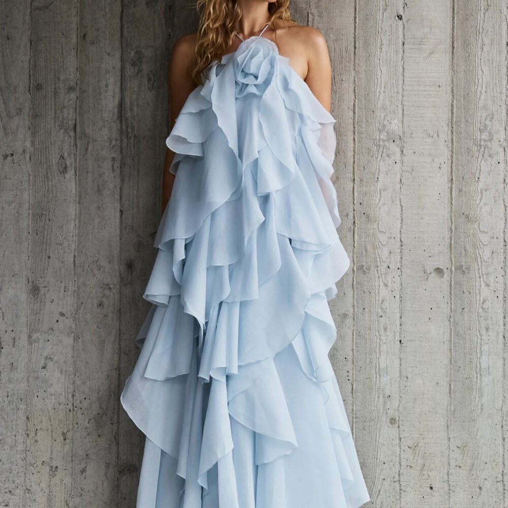 Aje Pandorea Layered Maxi Dress